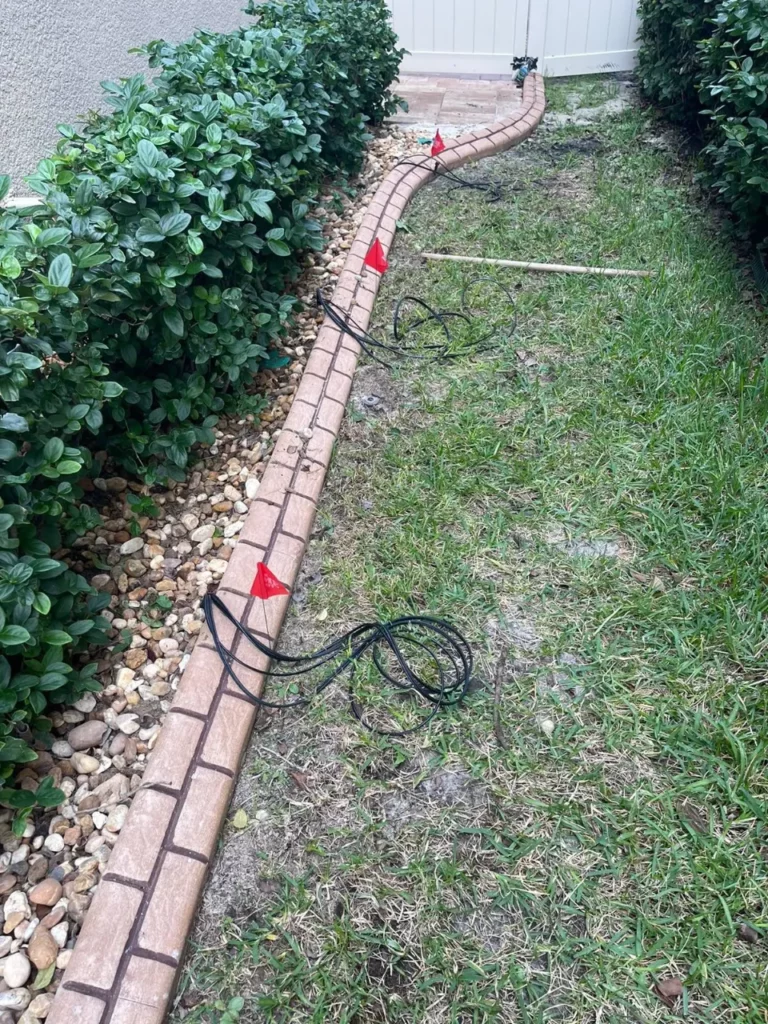 Direct burial wire installation