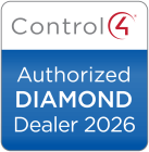 Authorized diamond dealer 2026 status badge in blue and white